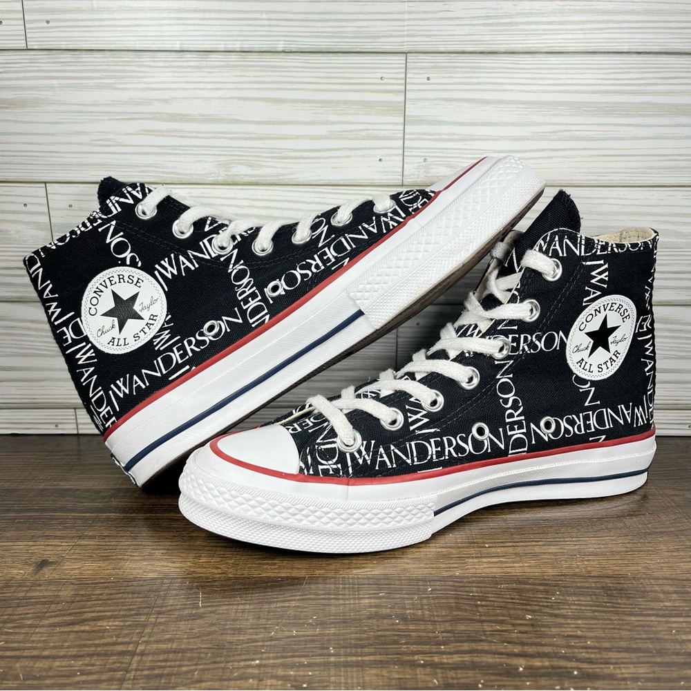 Converse Chuck 70 Hi Top J.W. Anderson Grid Black Shoes - M 4.5 - W 6.5‎ - Picture 4 of 9